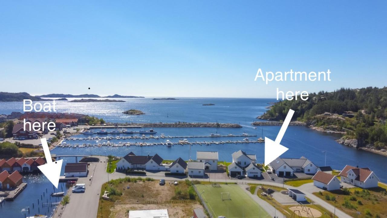 Apartment With Boat Spangereid Exterior foto